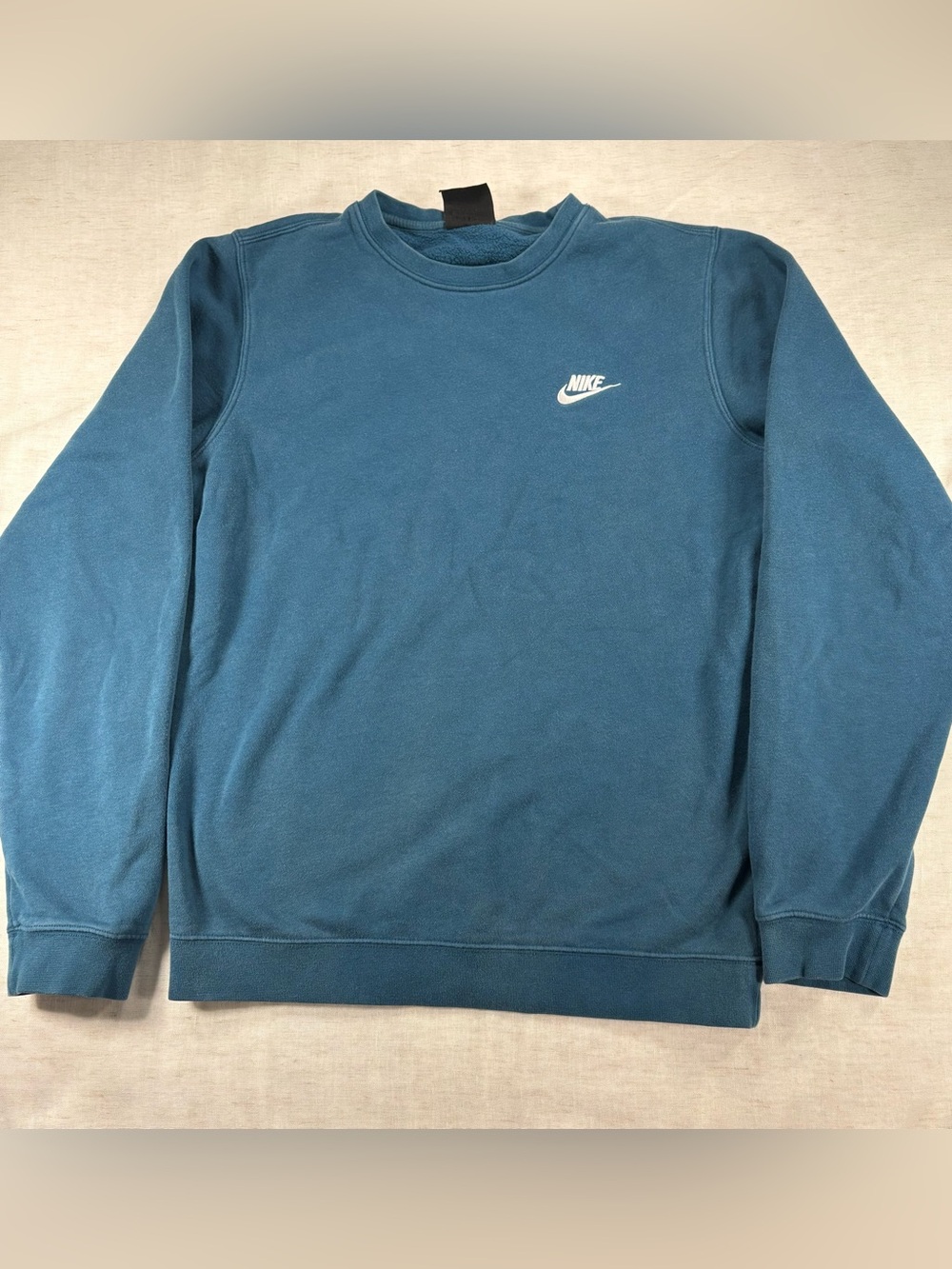 Nike Men's Teal Crewneck Sweatshirt